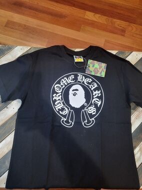 A Bathing Ape Black Short Sleeve Tee